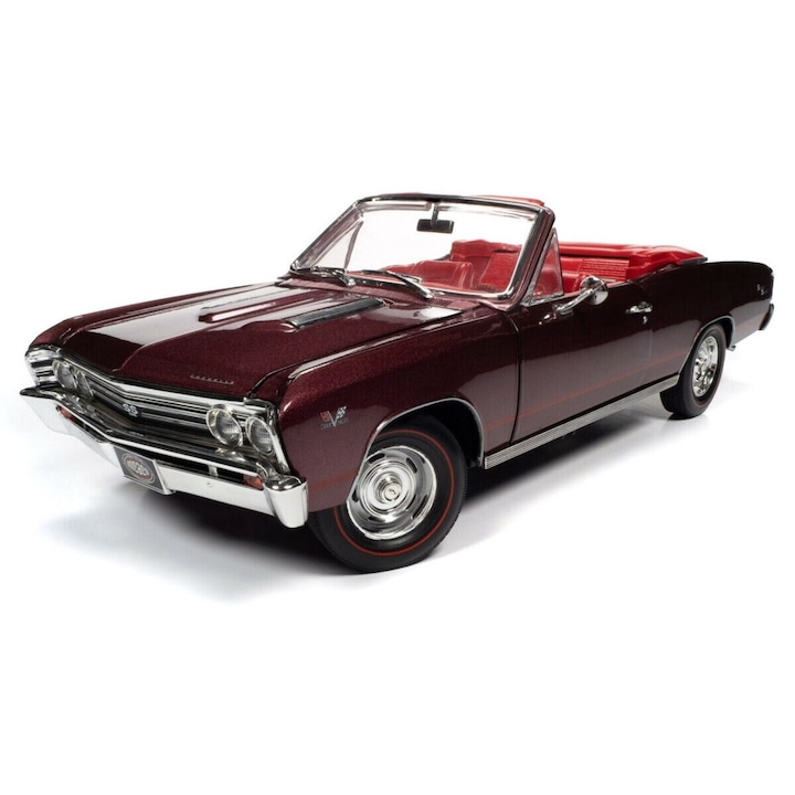 Модел на кола Chevrolet Chevelle ss 396 Convertible1967 1:18 Auto World