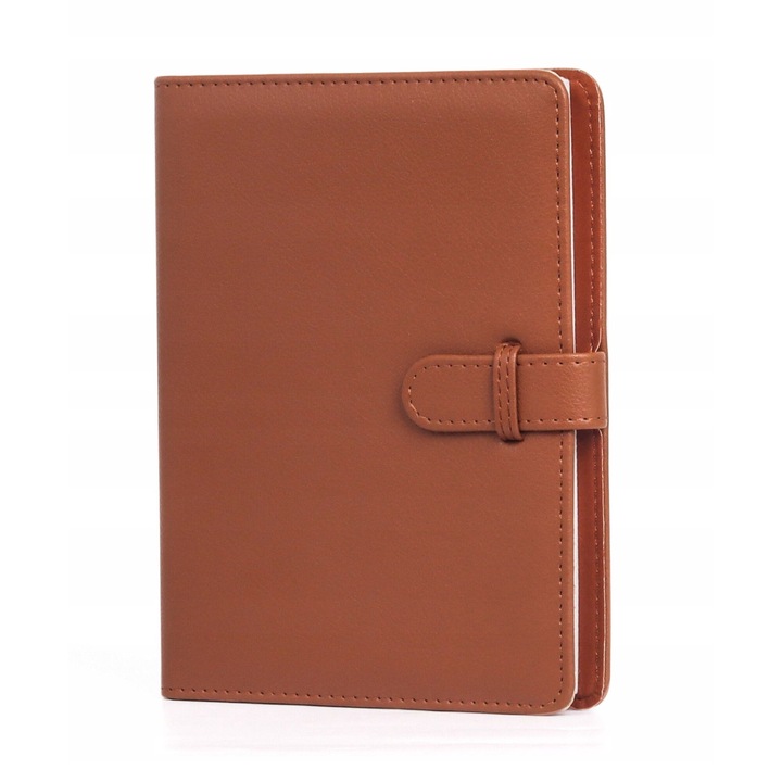 Album foto 80x pentru fotografii Fuji INSTAX Wide 400 SQUARE Polaroid 600 SX70 NOW, Maro