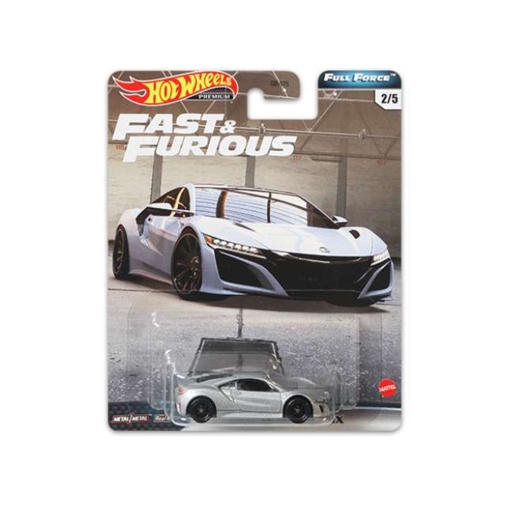 Acura NSX F&F Full Force 2017 modellautó, 1:64 Hotwheels
