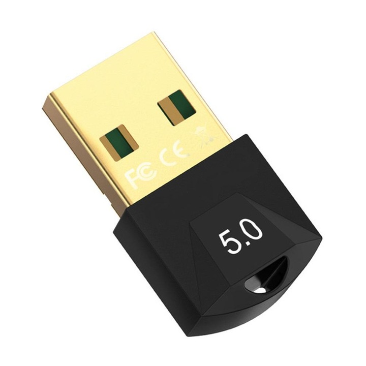 Адаптер Bluetooth 5.0 Dongle, USB, Bluetooth, за лаптоп, Enforose