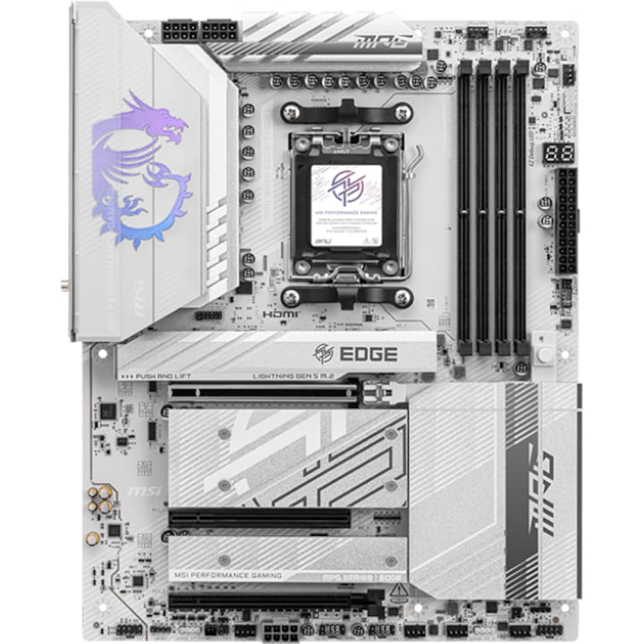Дънна платка, MSI MPG B850 EDGE TI WIFI, ATX, Socket AM5, 4x DDR5 Dual Channel