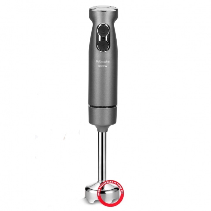 Blender Goldmaster 7244 S, 1000W, negru, buton turbo