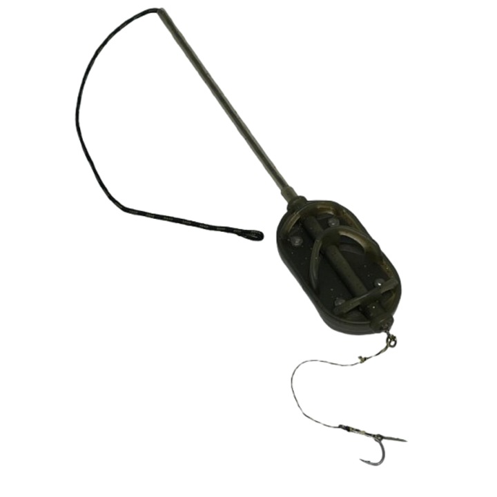 Montura tnfa1880 method in-line long 80g / crap/ 1hook nr.8 cu spin 0, 6X7mm / leadfree 35lb