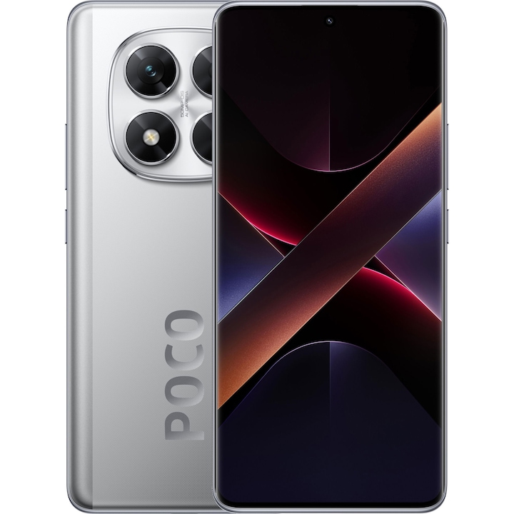 Мобилен телефон Poco X7, 12GB RAM, 512GB, 5G, Сребрист