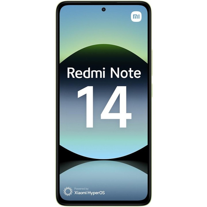 Мобилен телефон Xiaomi Redmi Note 14, 8 GB RAM, 256 GB, лайм зелен