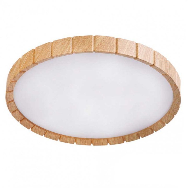 LED mennyezeti lámpa Lightex GORDON, 54W, 3000K-4000K-6500K, 3240lm, 220V, Szabályozható, Távirányítóval, f385mm