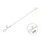 Montura feeder 6 buc/set Delphin Proxi Loop, lungime 8 cm, grosime 0.10 mm, marime carlig 8