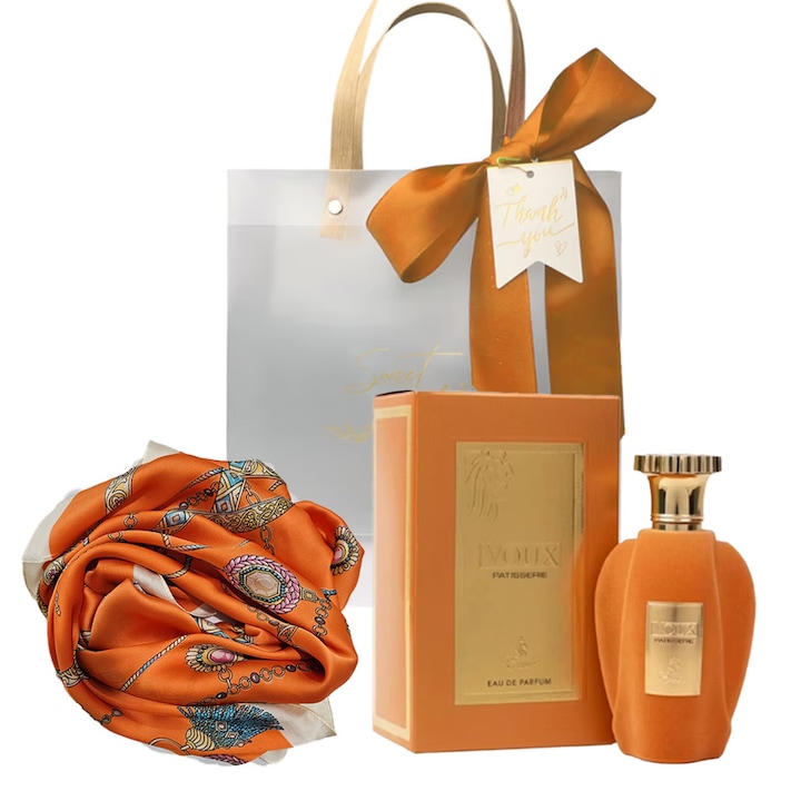 Комплект парфюмна вода Emir Paris Corner Voux Patisserie, унисекс, 100 ml + сатенен шал