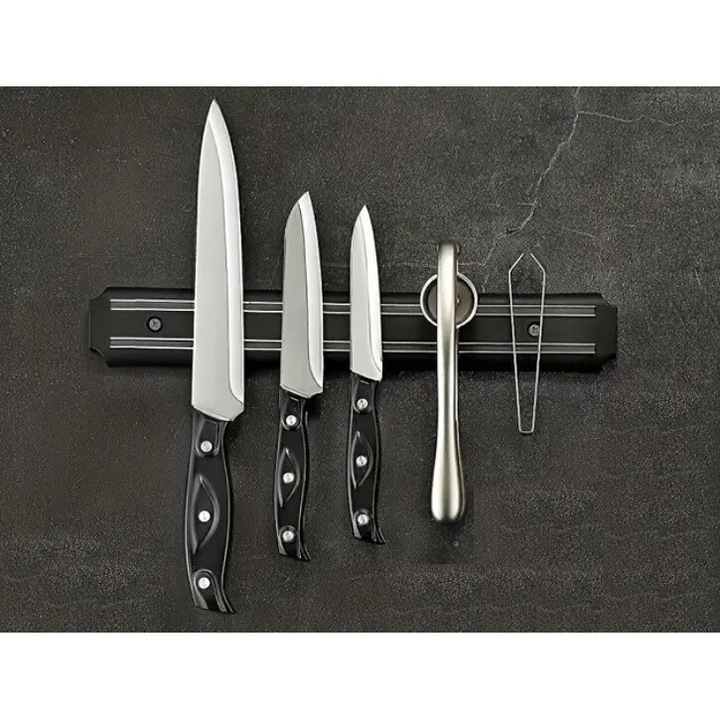 Bara magnetica pentru cutite, scule sau instrumente bricolaj, prindere in 2 suruburi, lungime 33 cm