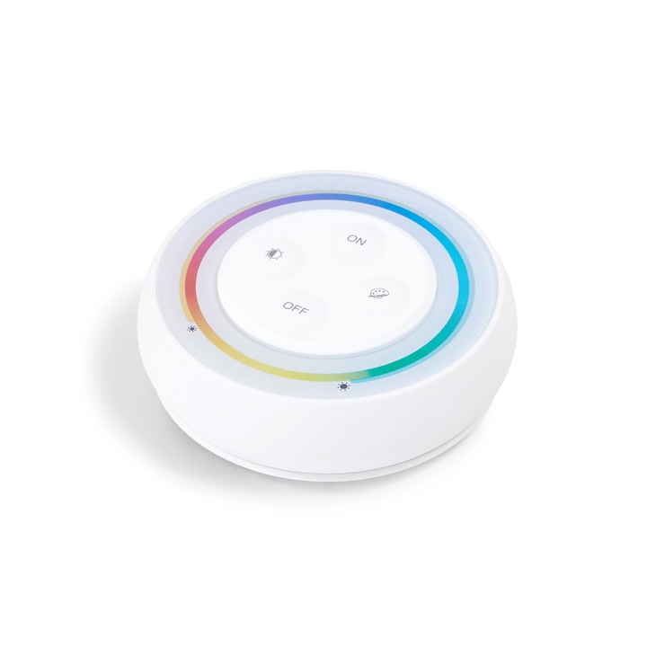 Controler Mi-Light S2-W cu frecventa radio (RF) de 2, 4 GHz pentru benzi LED RGB + CCT, alb