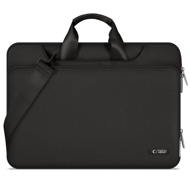 Geanta TECH-PROTECT Pocket Bag compatibila cu laptop 15/16 inch Black