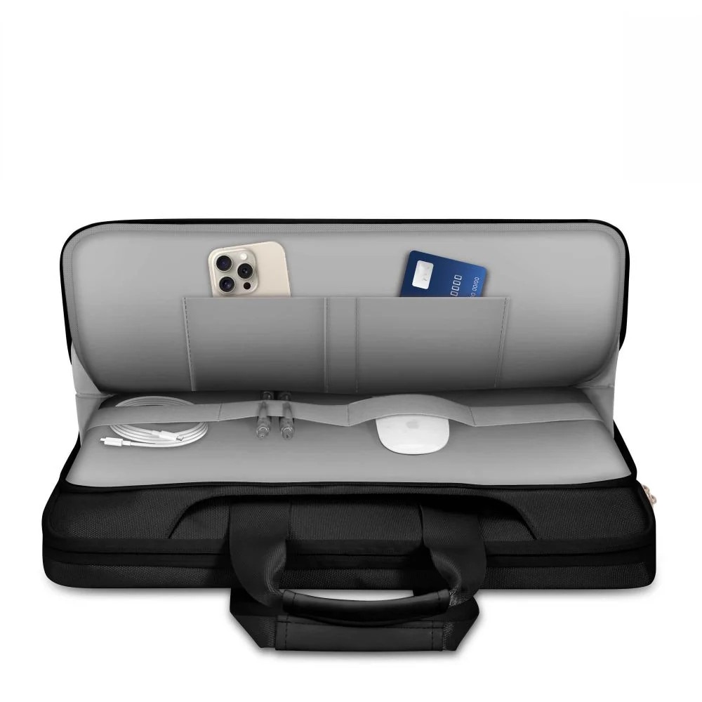 Geanta TECH-PROTECT Pocket Bag compatibila cu laptop 13/14 inch Black