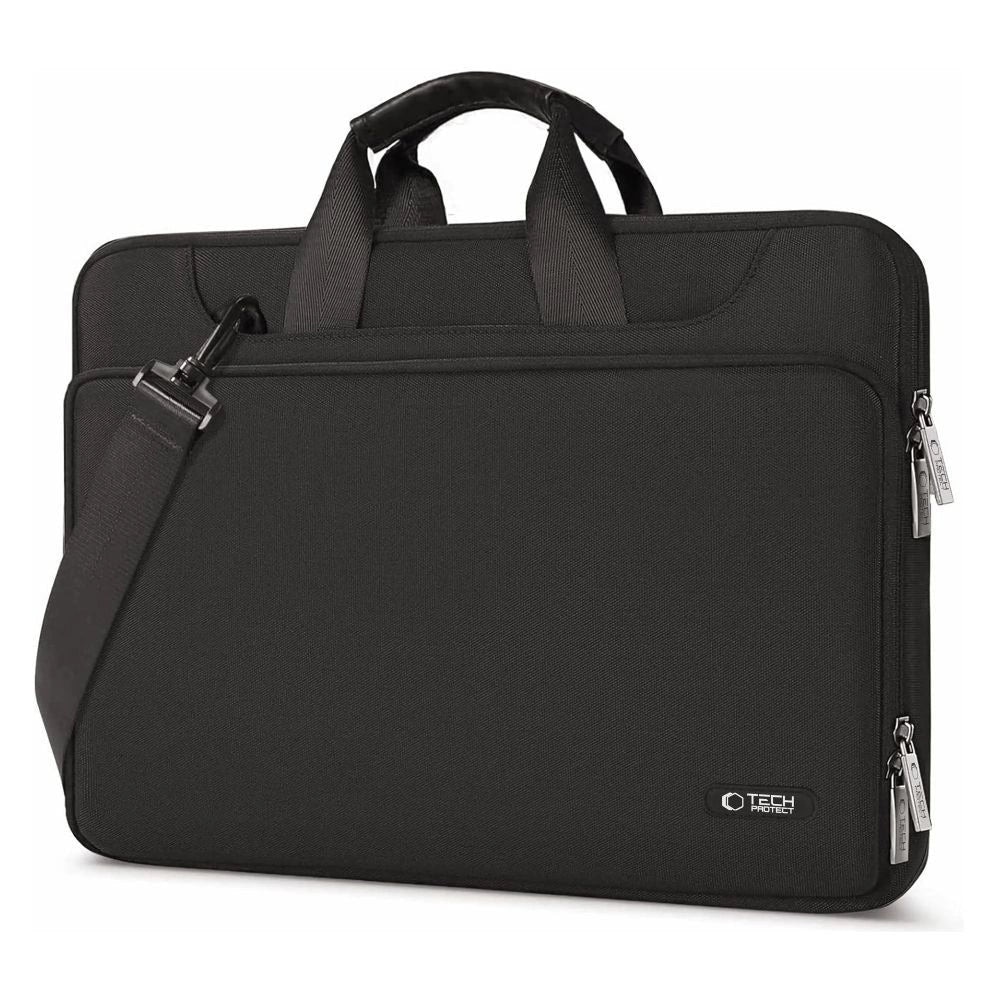Geanta TECH-PROTECT Pocket Bag compatibila cu laptop 13/14 inch Black