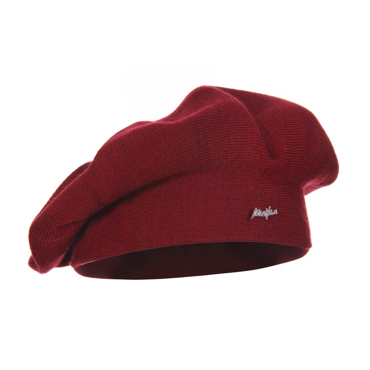 Bereta dama bordou, Majka, acril, visiniu, universal