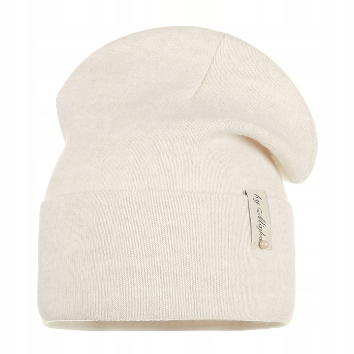 Дамска шапка, Майка, бежова, универсална, 100% акрил, колекция есен/зима