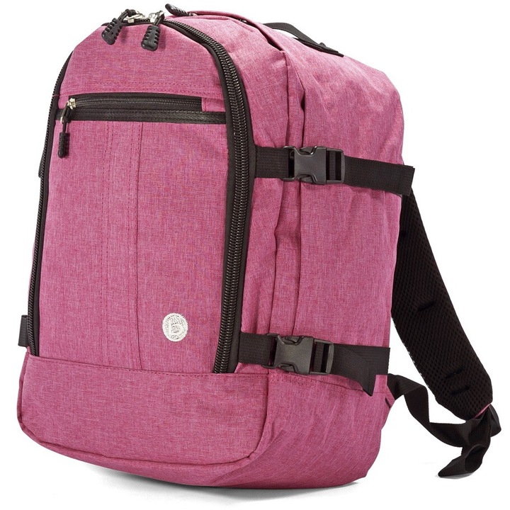 Utazó hátizsák Wizz Air Bands BZ 5771, 40 x 30 x 20 cm, rózsaszín
