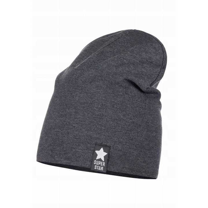 Детска шапка beanie, Majka, Сив