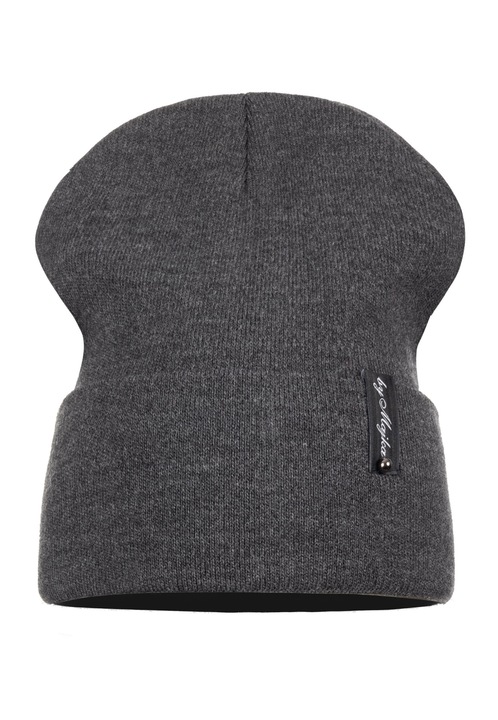 Дамска шапка, Майка, топла, графит, универсална