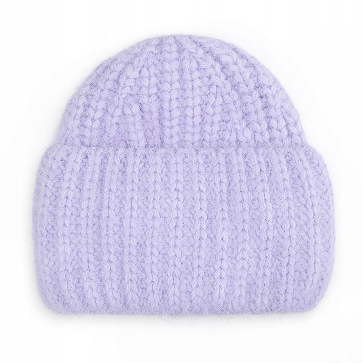 Caciula dama, Majka, 60% Angora, fiolet, 25x23cm