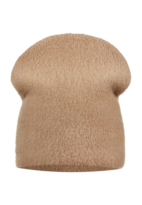 Caciula dama beanie Majka, camilie, dimensiune universala, 23x25cm