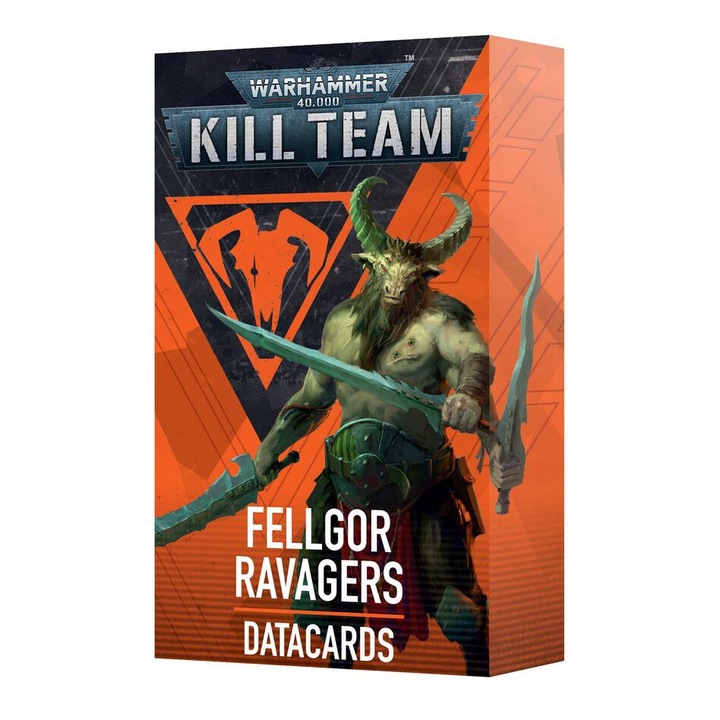Разширение на играта, Warhammer 40000, Kill Team Fellgor Ravagers Datacards Games Workshop 36 карти Английски
