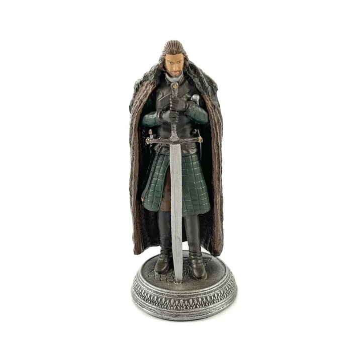 Figurina Eddard Stark, Lordul Winterfell din Game of Thrones: - Numarul 11, scara 1:21