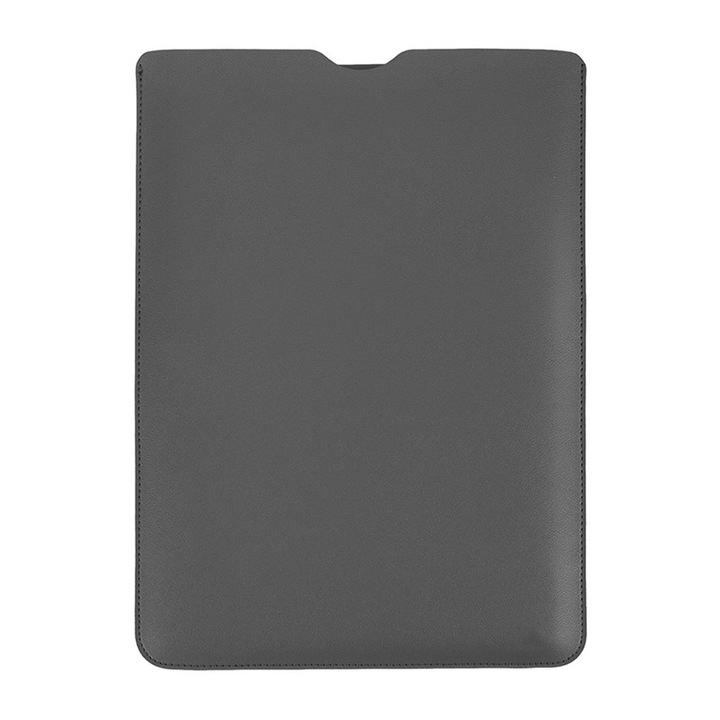 Carcasa de protectie pentru Tablet PC, 14 inch, capacitate mare, poate fi utilizata ca mouse pad, material PU, rezistent la uzura / impermeabil / rezistent la socuri, usor de transportat, gri