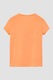 s.Oliver, Tricou regular fit cu design grafic, Roz fandango, Portocaliu pal, Alb murdar, 134-140 CM