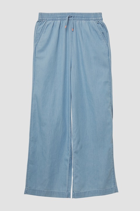 s.Oliver, Húzózsinóros pamut szabadidőnadrág, Púderkék