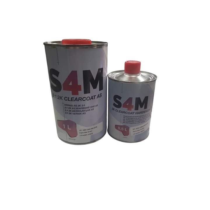 Set lac acrilic 2:1 1l plus intaritor 500ml S4M