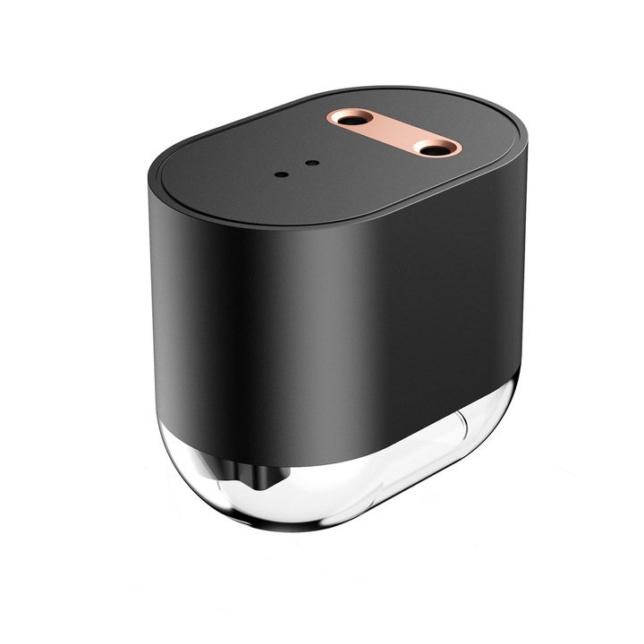 Automata fertőtlenítő adagoló, fekete, hordozható, USB tölthető, 100ml