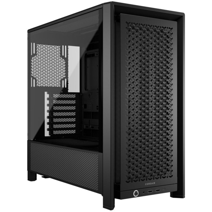 Компютърна кутия Corsair FRAME 4000D Modular High Airflow, Mid-Tower, Черен