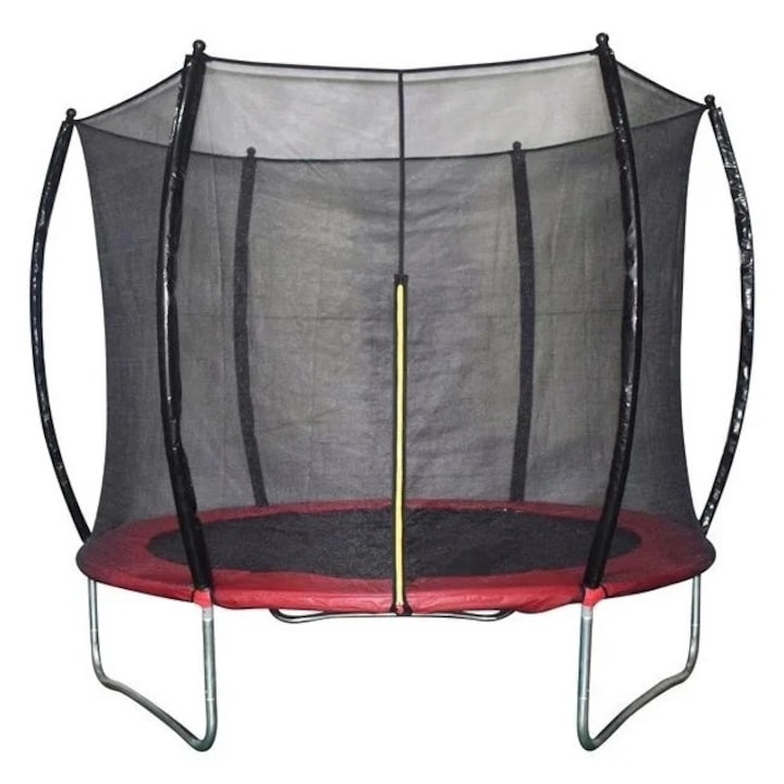 Trambulin hálóval, PP lemez, 100 kg, 2.44x2.45m