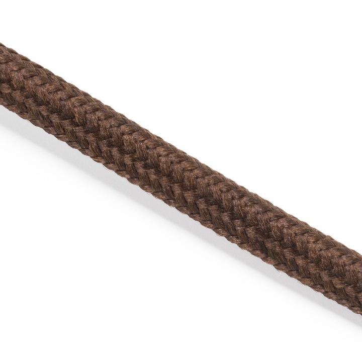 Окачващ кабел, текстилен, 3x0, 75 mm², 5 m, тънък, кафяв ORION