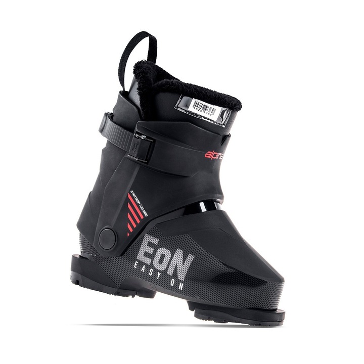 Clapari ski ALPINA Eon RTL, Negru, Copii, 31
