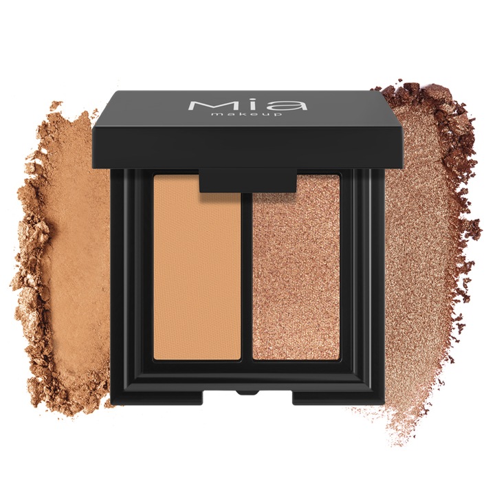 Двойни сенки за очи Mia Makeup Double Match Eyeshadow 03 Cleopatra & Antonio, 39 g