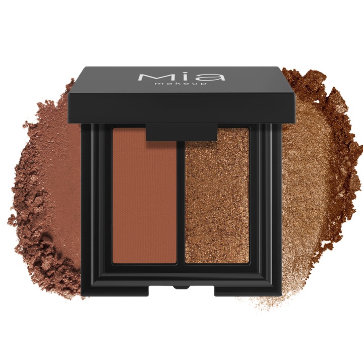 Двойни сенки за очи Mia Makeup Double Match Eyeshadow 05 Adam & Eve, 39 g