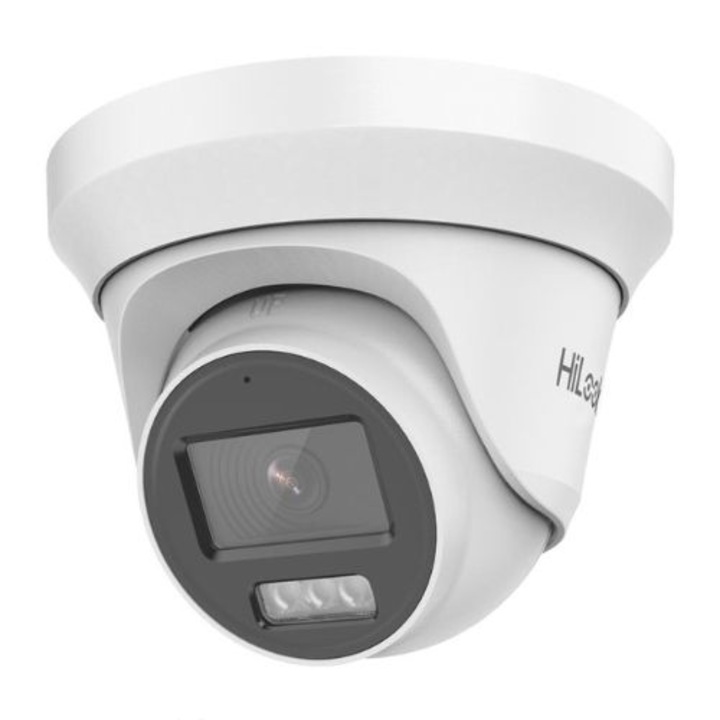 Camera analog Hikvision HiLook 5MP 3K, Iluminare Duala, IR 40m, Lumina Alba 20m, Audio, IP66 - THC-T257-LMS