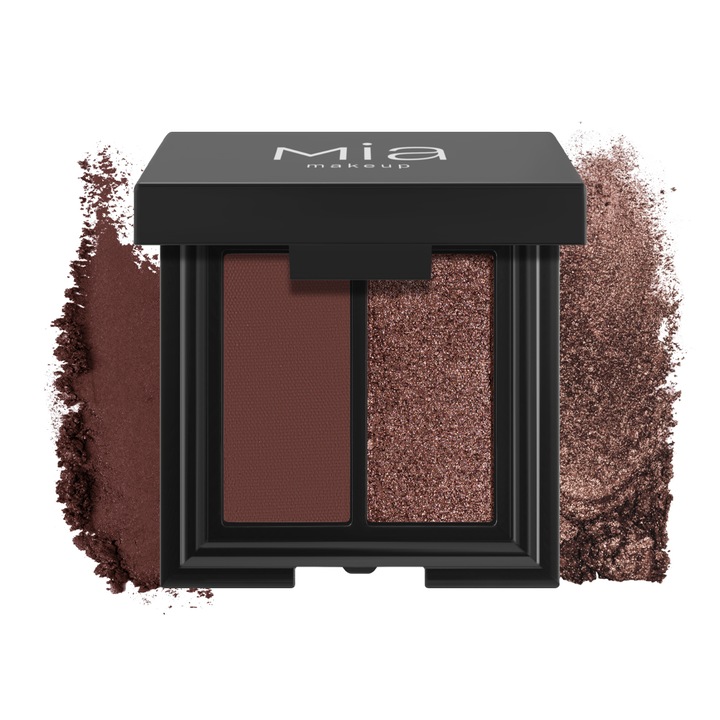 Двойни сенки за очи Mia Makeup Double Match Eyeshadow 06 Bonnie & Clyde, 39 g
