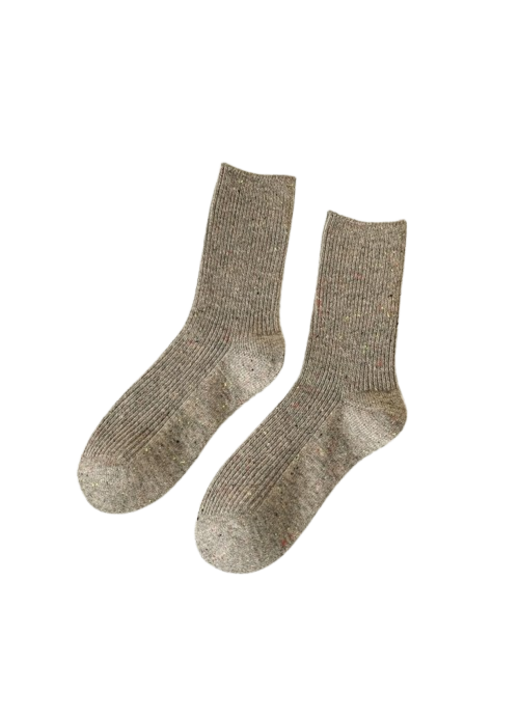 Uniszex zokni, pamut, szürke, 35-40EU