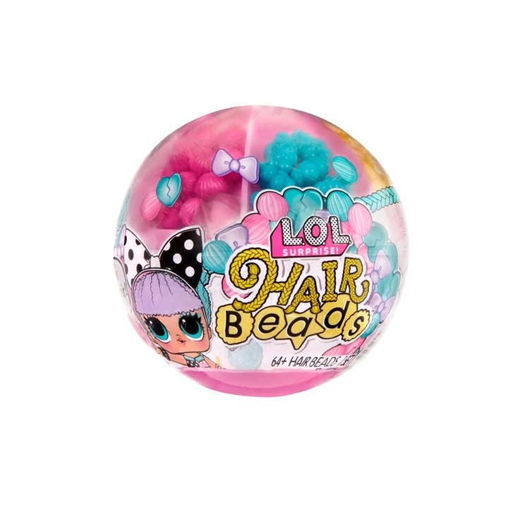 LOL Surprise hajgyöngyök Tots Dolls, többszínű, 12 darabos készlet