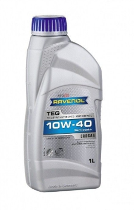 Ulei motor Ravenol 10W40 1L TEG, ACEA A3/B4, API SL/CF, pentru motoare pe gaz