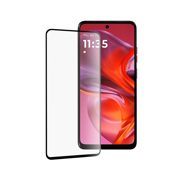 Motorola moto g05 / e15 üvegfólia - 3d professzionális védelem, fekete