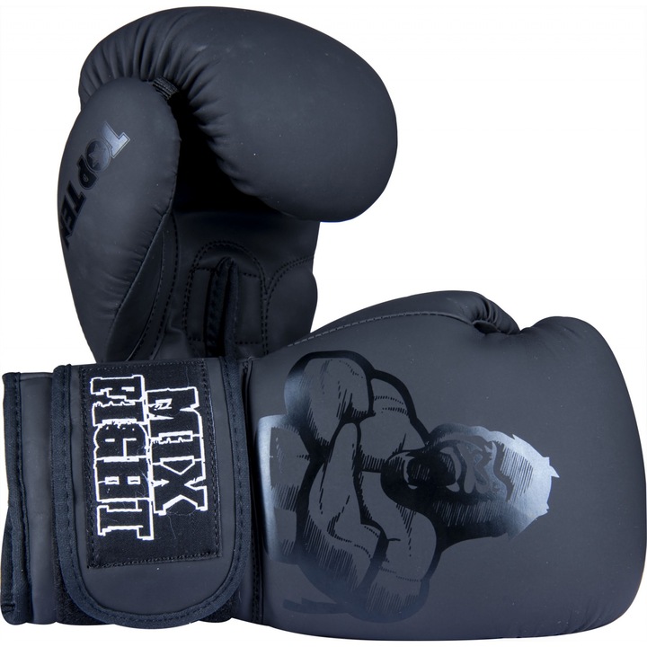 Manusi de box „Mixfight Gorilla” - Black -Black, 16 oz