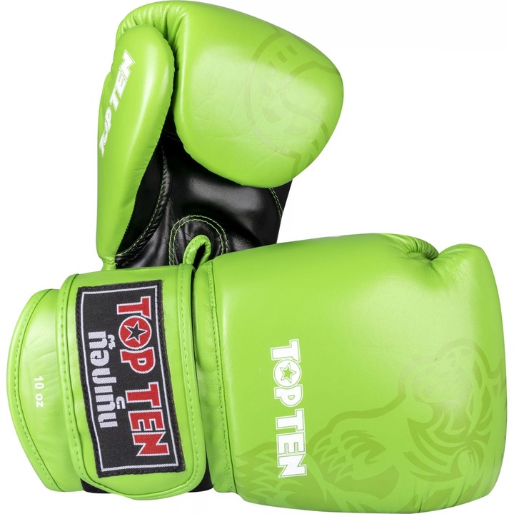 IFMA Sparring Gloves, "Ajarn", IFMA Top Ten jóváhagyva, zöld, 16 OZ