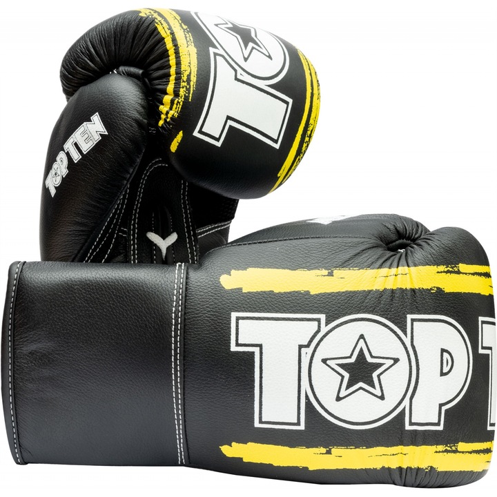 Manusi de box „Roundup” - 18 oz, galben negru