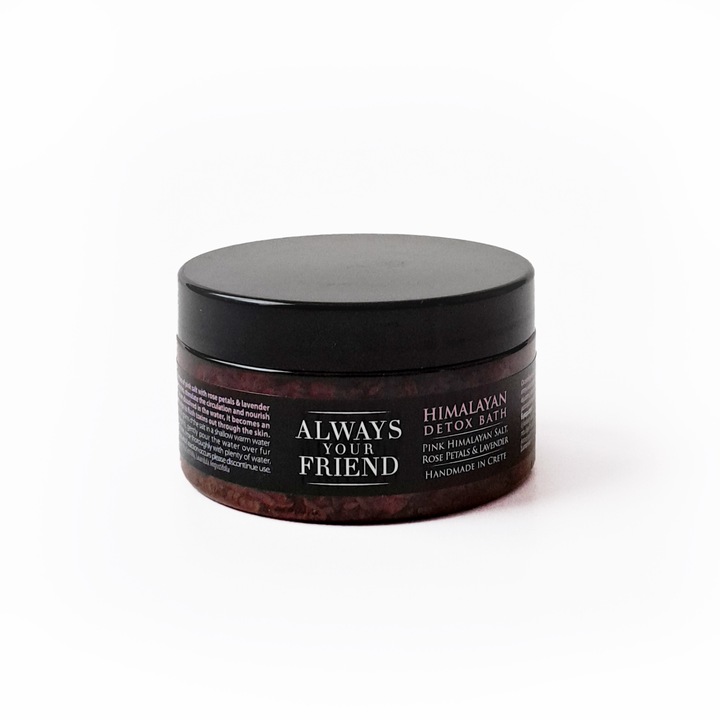 Sare baie detox animale de companie, Always Your Friend, Fabricata manual, 250 gr