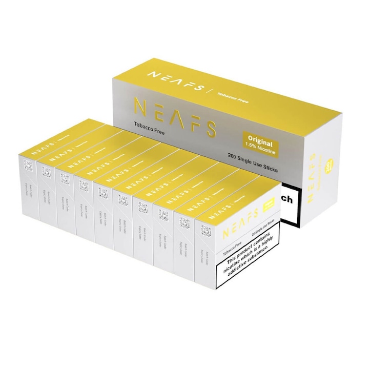 Sol Virginia Emag Tigari NEAFS Original, 1.5% Nicotina, gust Virginia, set 10 pachete, 20 ...