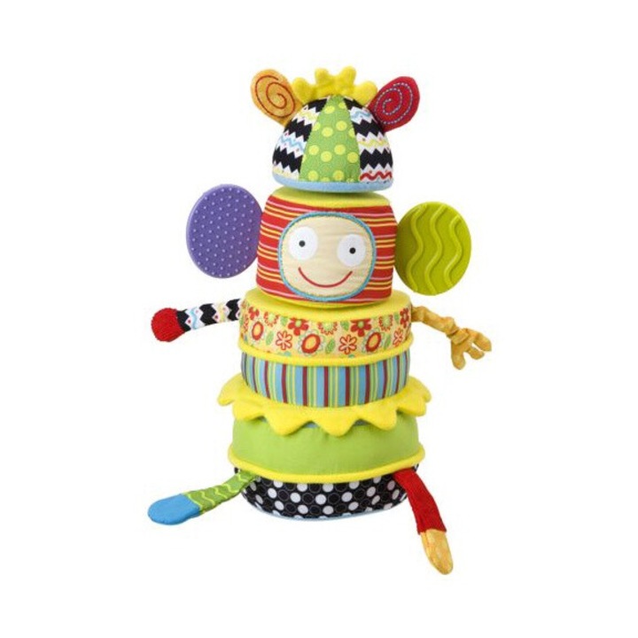 Turn de jucarie pentru bebelusi Alex, interactiva, 4 piese, 27x14x14cm