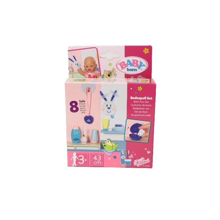 BABY BORN fürdőjáték készlet, 8 elemes, többszínű